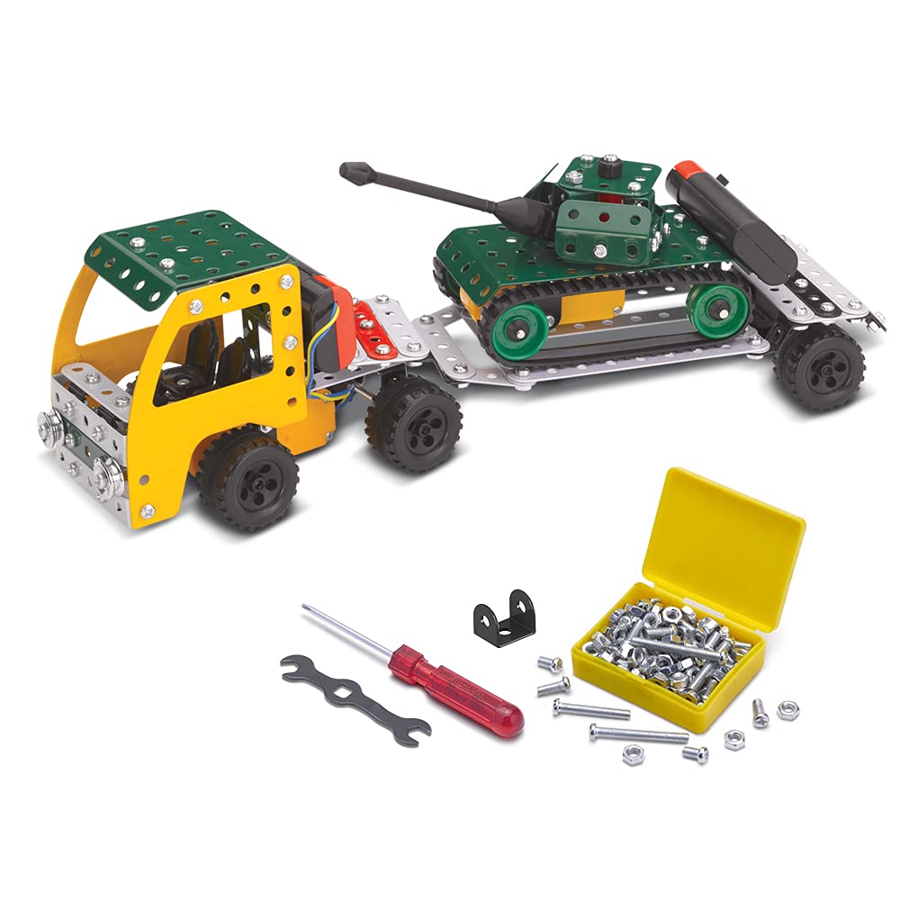 Mechanix Battle Station Transporter Car Toy Stem Education Building Blocks for Boy and Girls Age 8+ - Kids, Multicolor