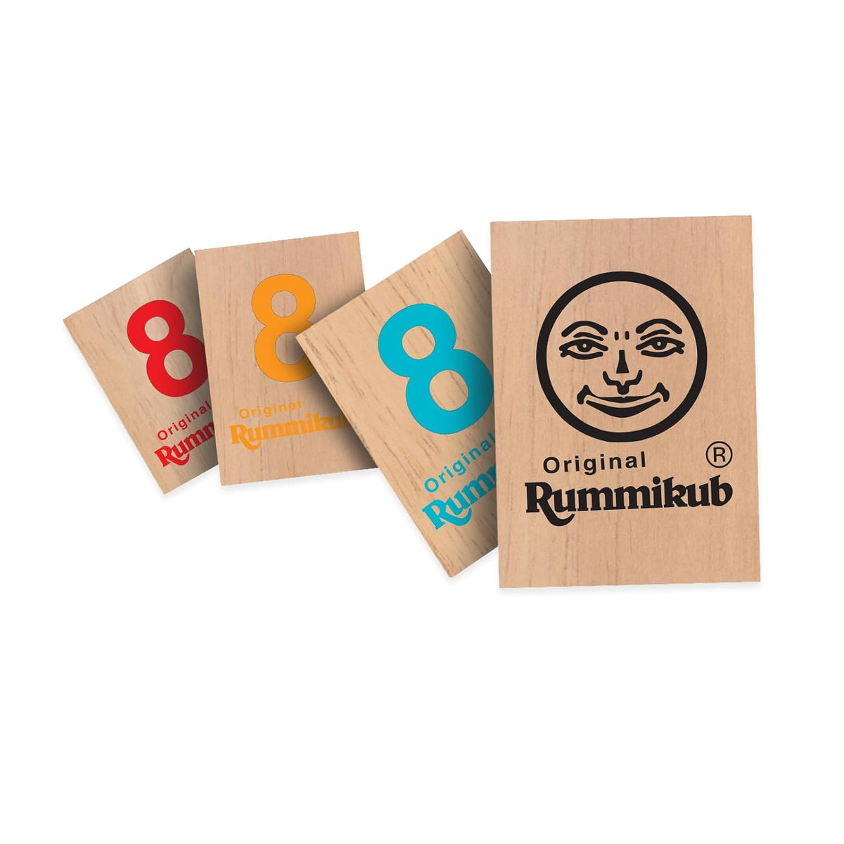 Funskool Games Rummikub Wooden Tiles, 2-4 Players, Strategy Game for Kids and Adults, Fun Family Game, Ages: 7 Years+