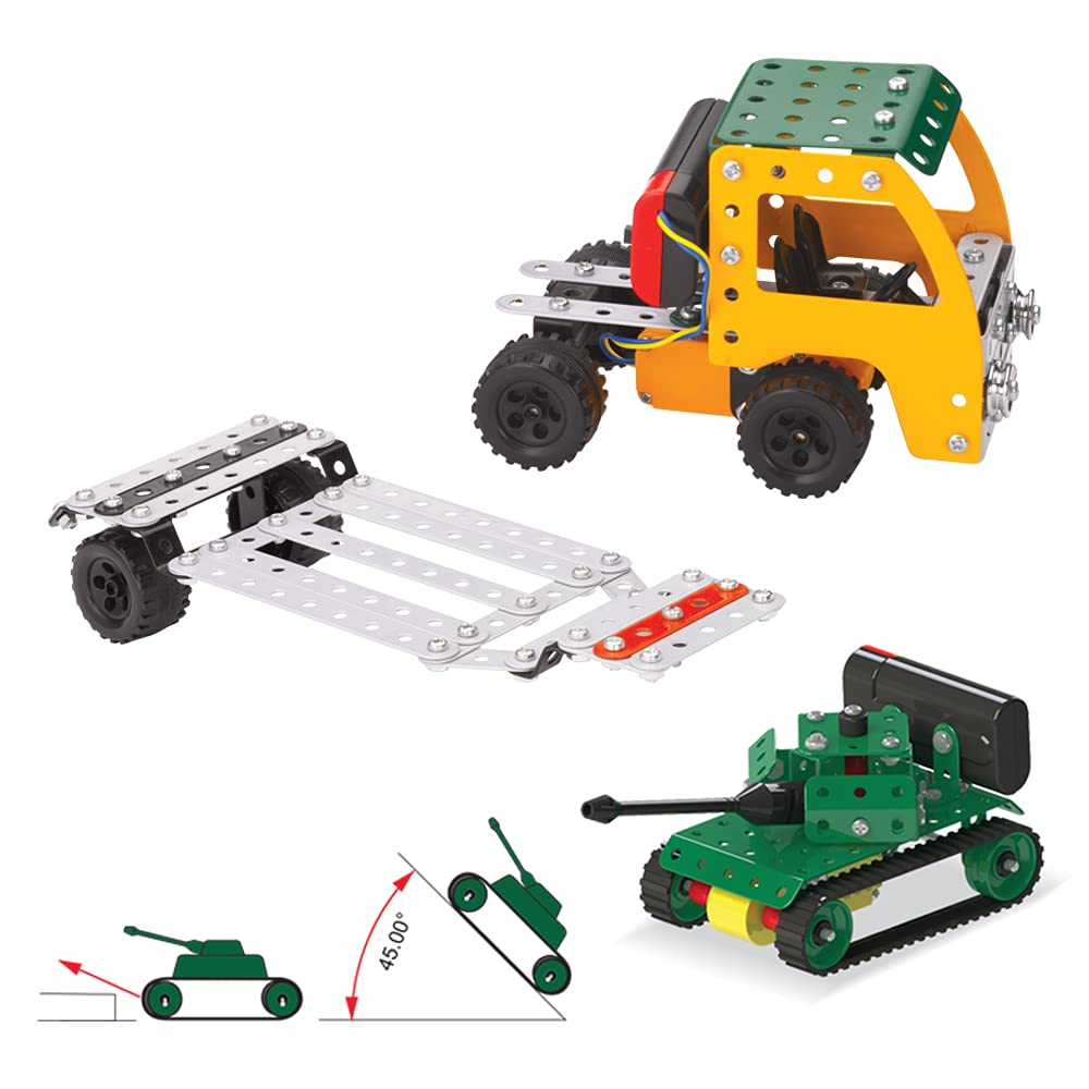 Mechanix Battle Station Transporter Car Toy Stem Education Building Blocks for Boy and Girls Age 8+ - Kids, Multicolor