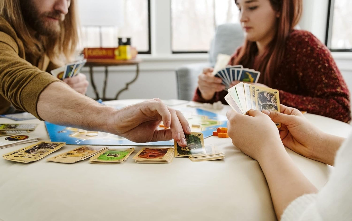 Cattan 5–6 Player Extension Board Game,Family Card Games for Adults and Kids,Fun Strategy & Party Game for All Ages, Multi Players, Perfect for Game Nights, Travel & Home Entertainment