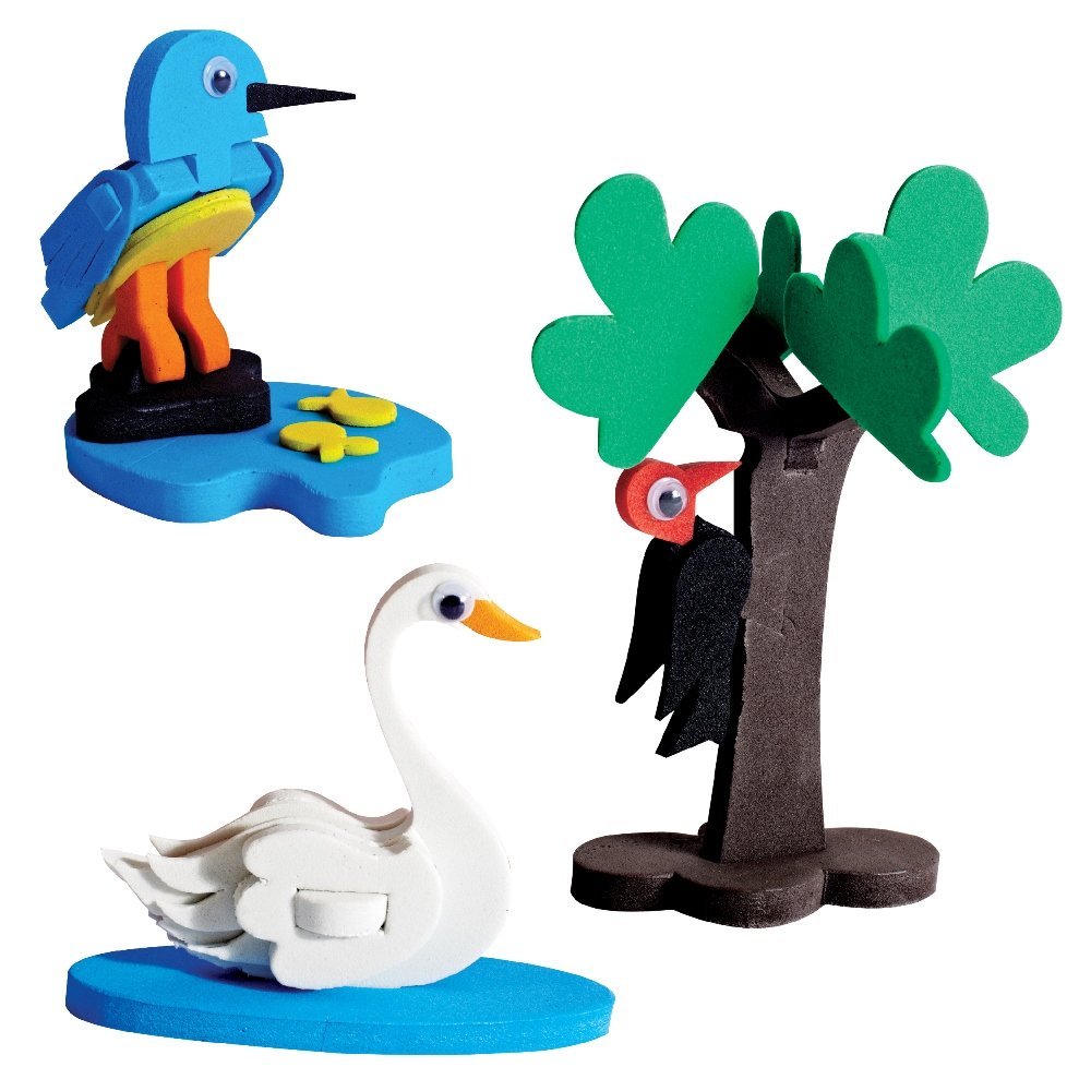 Imagimake Mapology Birds Around The World | Make 13 Miniature Models| 3D Puzzle for Kids | Birthday Gift for Girls & Boys | Educational Toys for 5,6,7,8,9 Years
