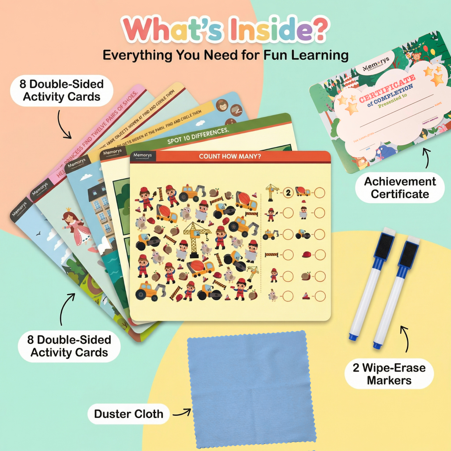 Look & Find Fun - Activity Mat Set!
