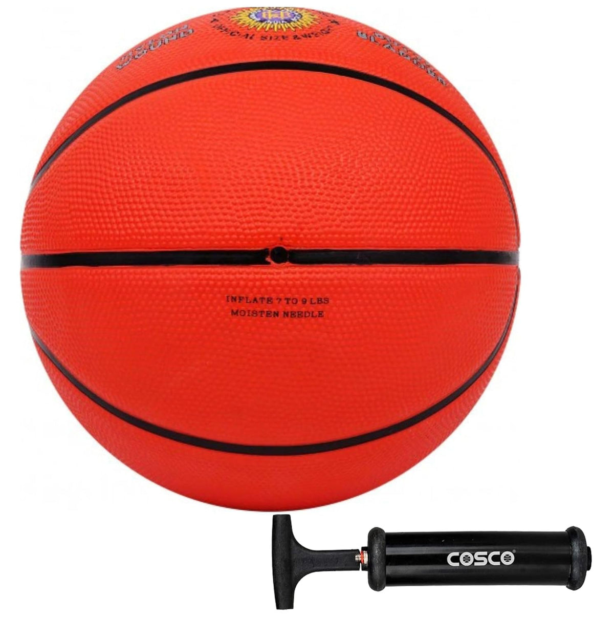 COSCO Basketball HI Grip 5 with Hand Pump