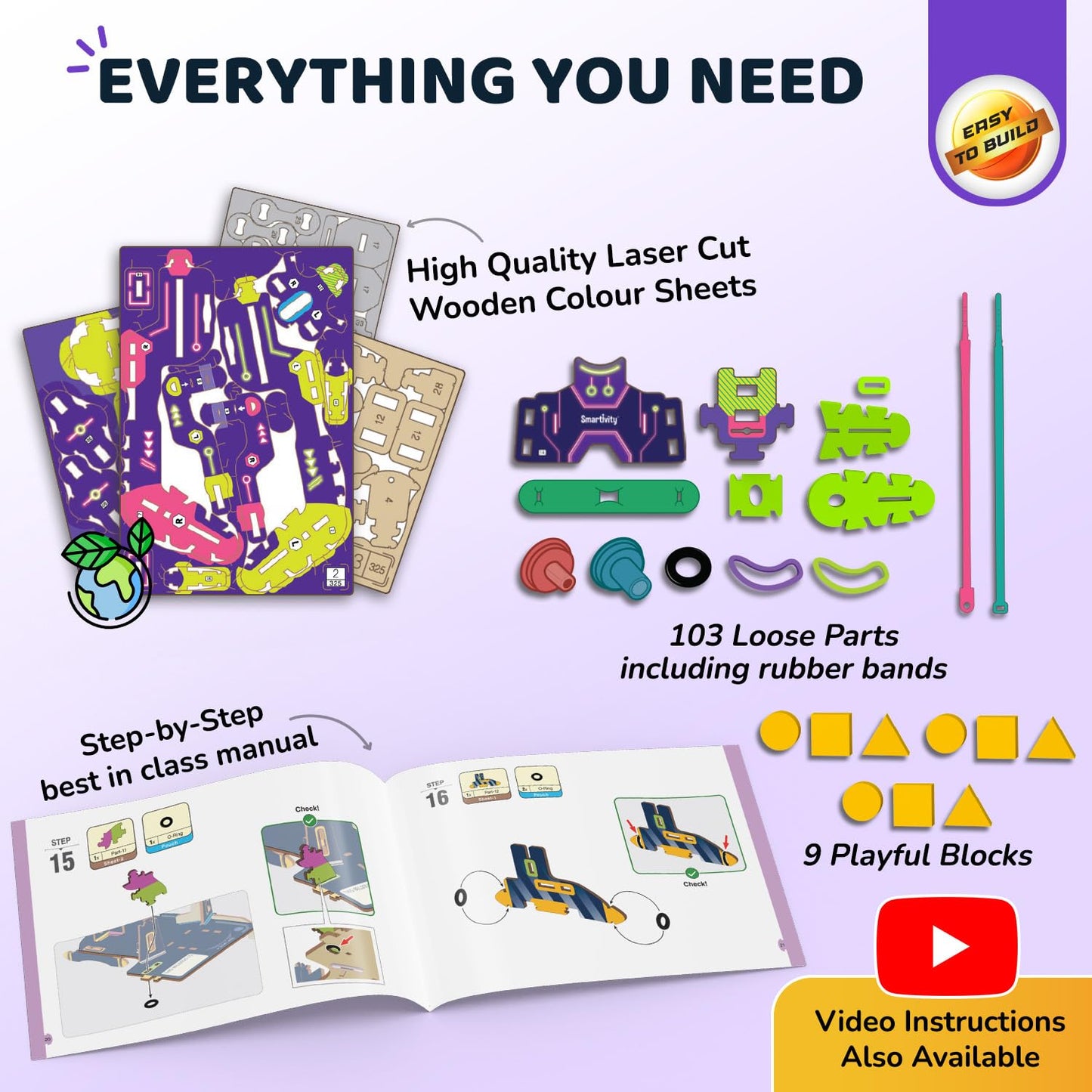 Smartivity Robotic Arm STEM Toy for Kids 8-14 Years | Handheld Grabber with Flexible Neck | Educational Science Toy for Creative Play | Birthday Gift for Boys & Girls