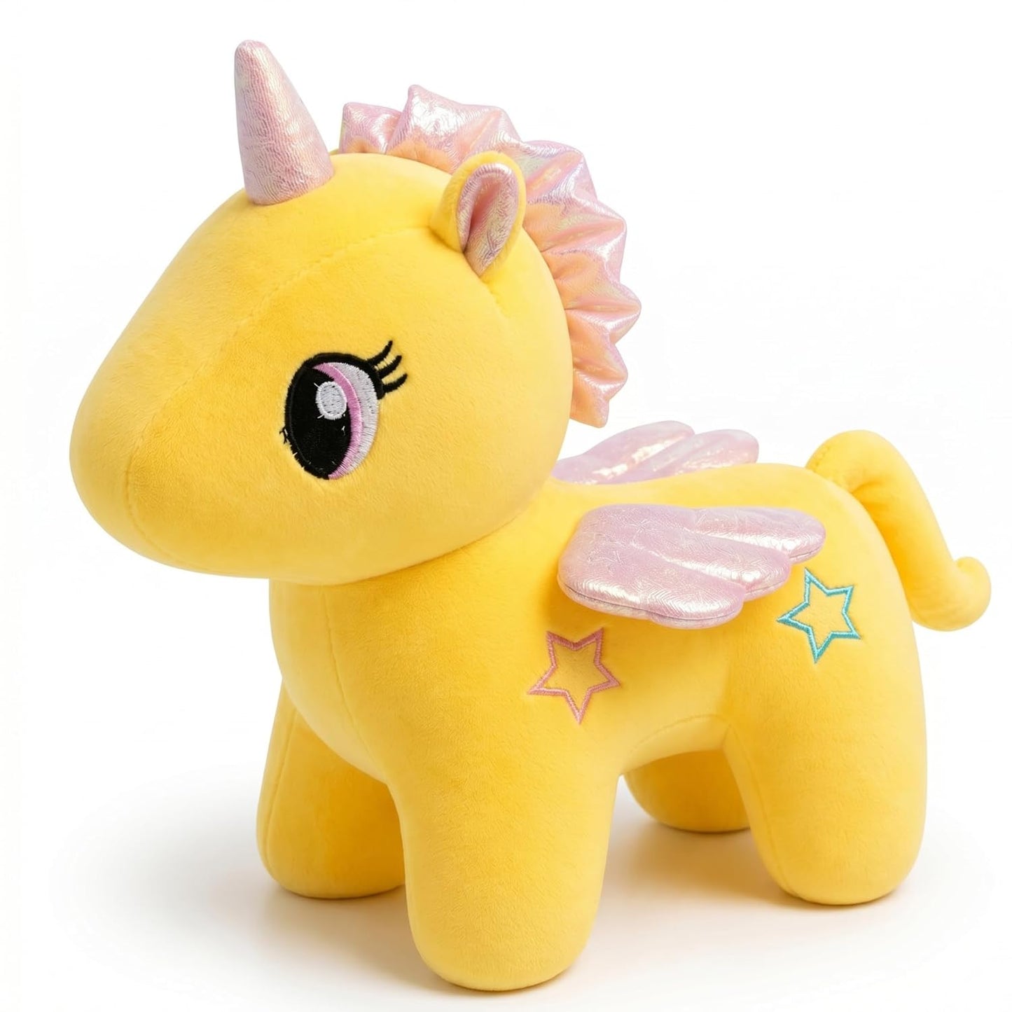 Unicorn Plush Soft Toy for Kids (25 cm) | Ultra Soft Cute Unicorn with Sparkle Horn & Wings | Huggable Gift Toy for Boys & Girls