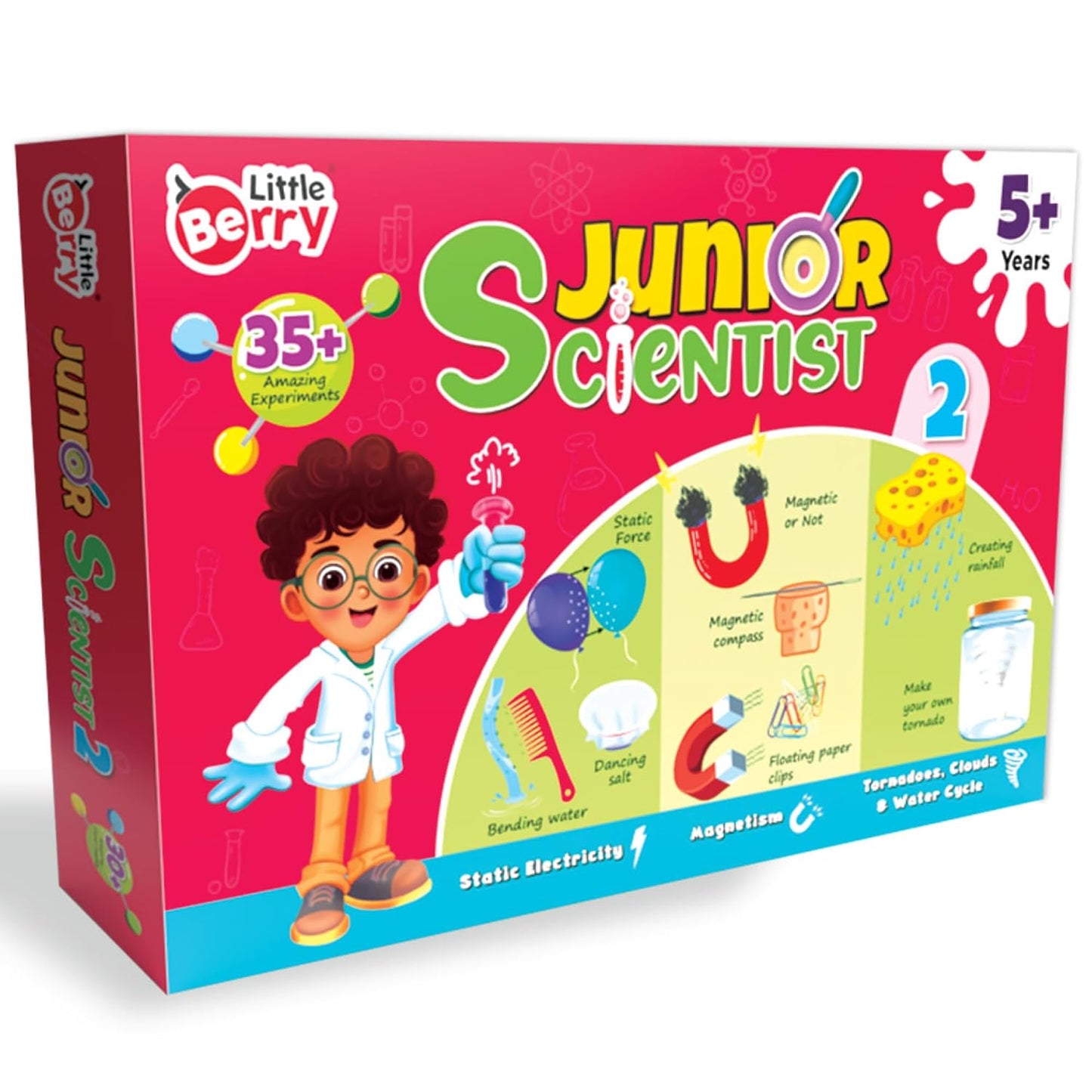 Junior Scientist 2 Science Kit for Kids | 35+ Science Experiments | STEM Kit for Kids | DIY Kit with Materials | Educational Toys & Learning Toys for 6-12 Year Old Boys & Girls