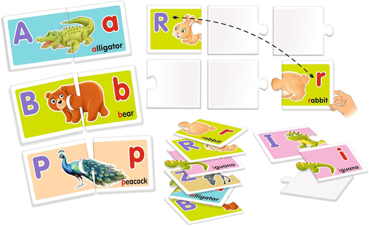 Creative’s ABC Animals, Learn the Alphabet with Animal Names, Early Puzzles, Learning & Educational Puzzles for Kids, Self-Correcting, Letter Sound Recognition, Ages 3 & Up