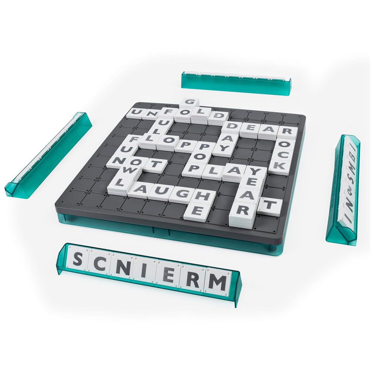 Spin Master Funskool Upwords, Family Games, Strategy Game, Word Game with Stackable Letter Tiles, Strategy Board Games, Get into Funzone, for Kid Ages 8 and Above, Multicolour