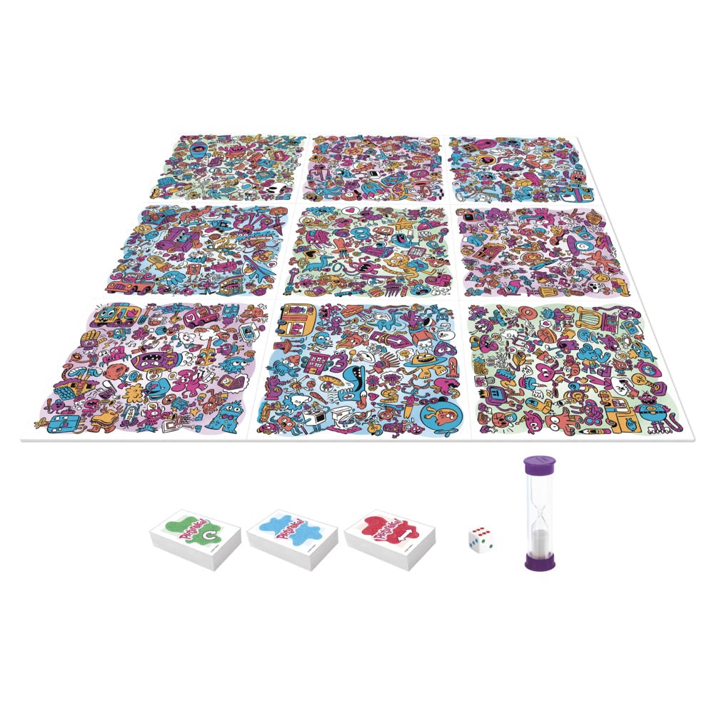 Hasbro Gaming F2564105 Pictureka Board Game for Children, Funny Family Game, from 6 Years, Multicoloured, Unique