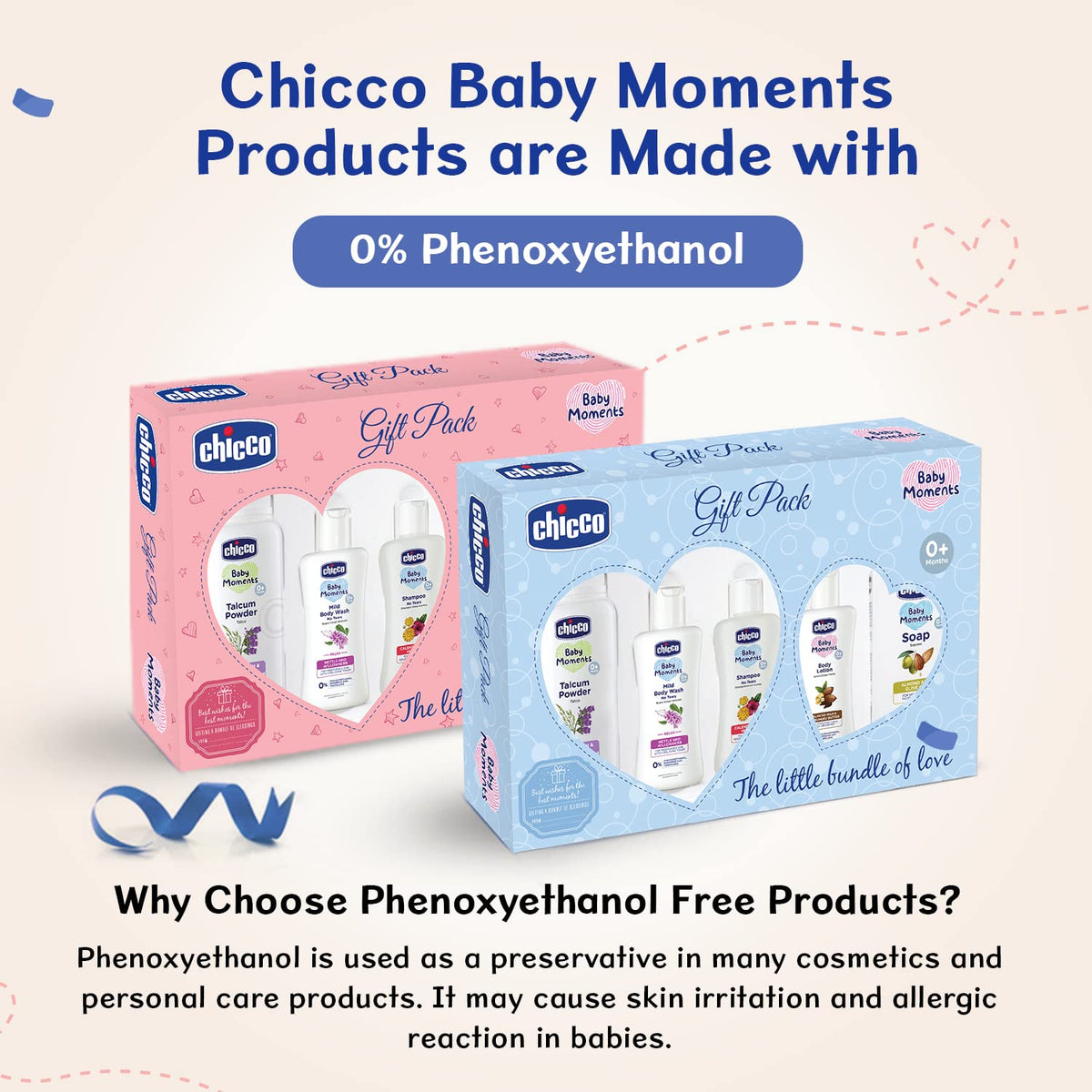 Chicco Baby Moments Essential Set Pink, Gift Set for Babies, 0m+