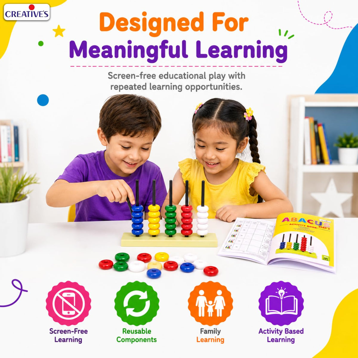 Creative's - CRE0951 Abacus Step 2 (Multi-Color)
