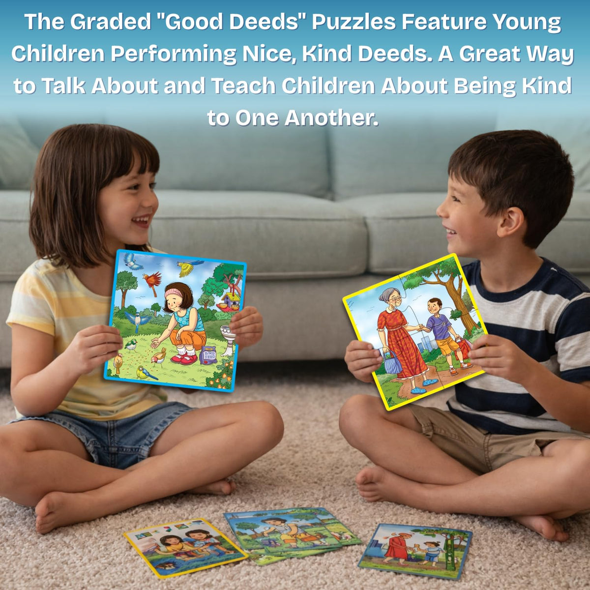 Creative’s Good Deeds Educational Puzzles Set for Kids Preschool Learning Toy Social Skills Problem Solving Early Development Screen Free Learning Activity Game for Children Age 3 Years and Above