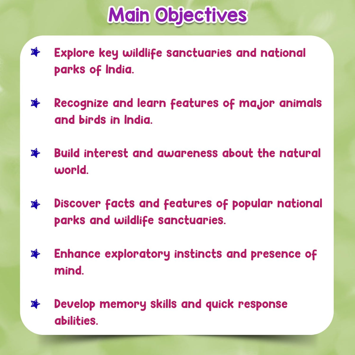 Creative’s Indian Wildlife Adventure, Educational Board Games for Kids, Learn India’s Animals, National Parks & Wildlife Sanctuaries, Educational Geography & GK Family Game, 2–4 Players, Age 8+