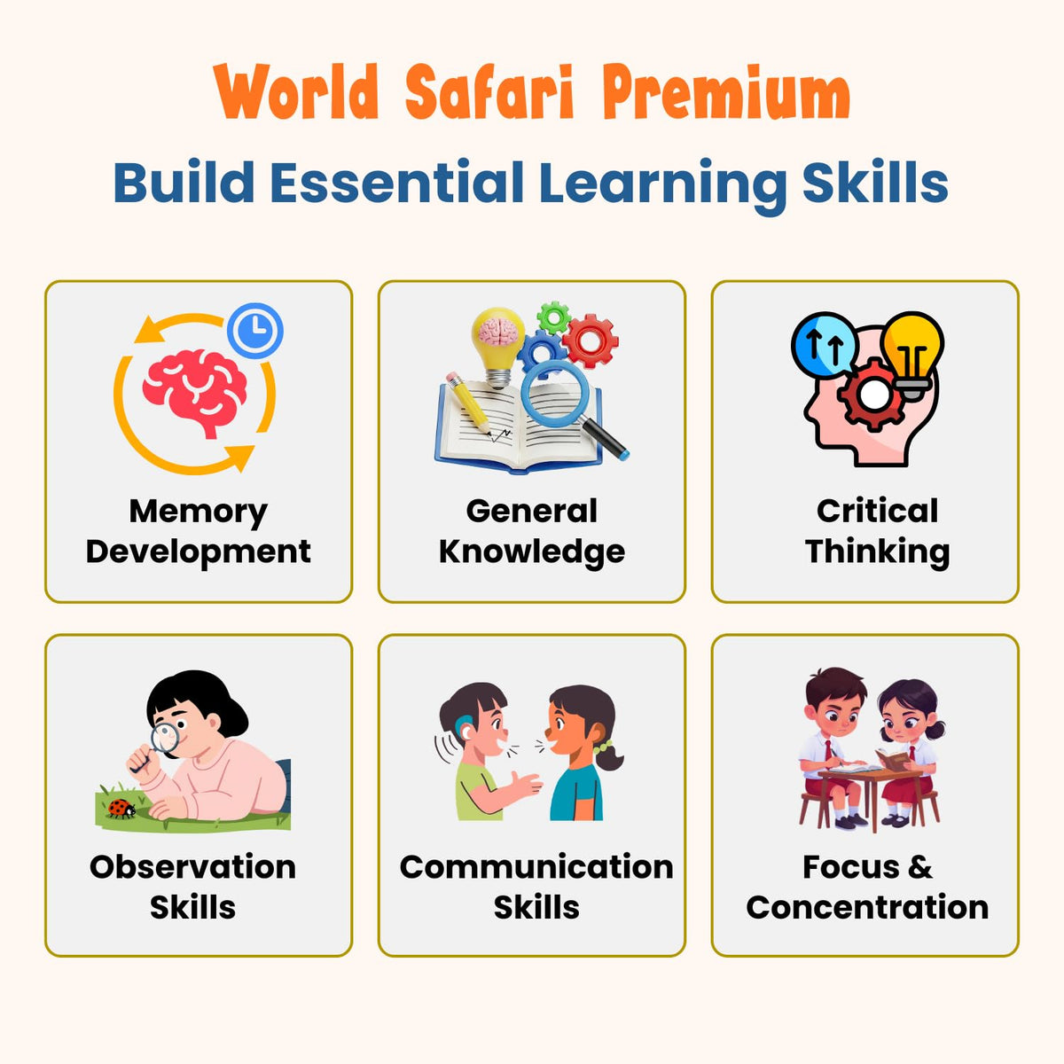 Creative's World Safari Premium Educational Geography Board Games for Kids Age 9+, World Map Quiz Game with 864 Questions & Answers Countries, Capitals & General Knowledge Learning Game 2-6 Players