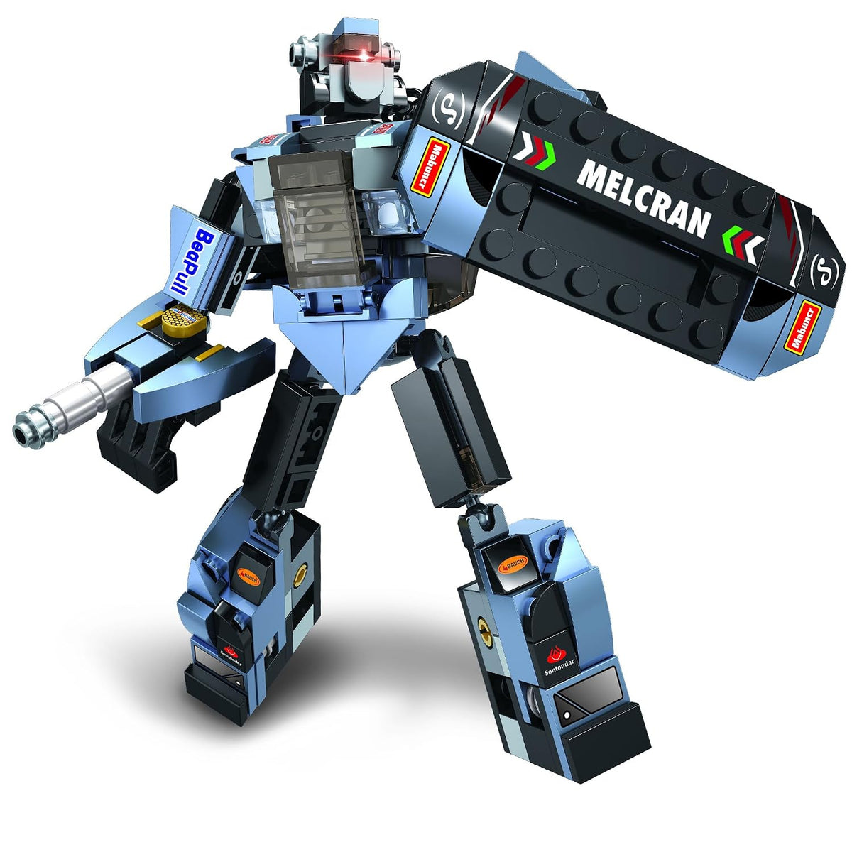 Cobalt Racer 2-in-1 Robot & Sports Car (229 Pieces) | Learn About Machines | Building Block Set for Kids Age 6+ | STEM Educational Toy | Build, Play & Learn | Science & Learning Toy