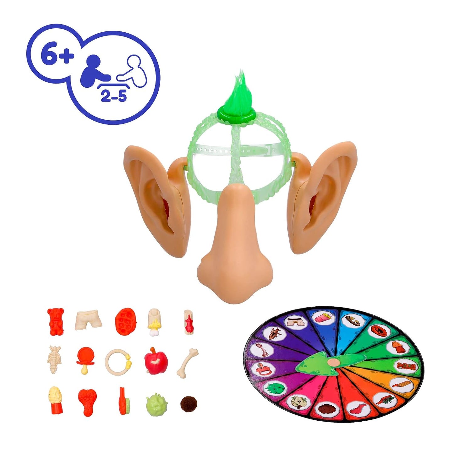 IMC Toys Funskool IMC Icky Picky Game, Fun Game for Kids and Adults, Party Game for 2 to 5 Players, Ages 6 Years and Above, Multicolour