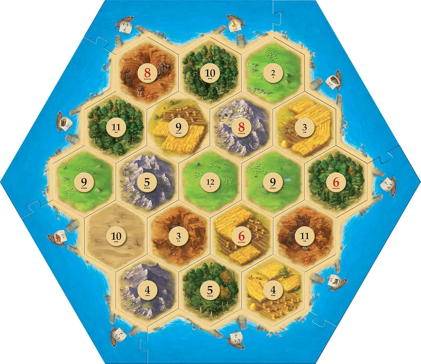 COTAN Kid,Teen,Adult Board Game, Trade Build Settle Strategy Game, Base Edition