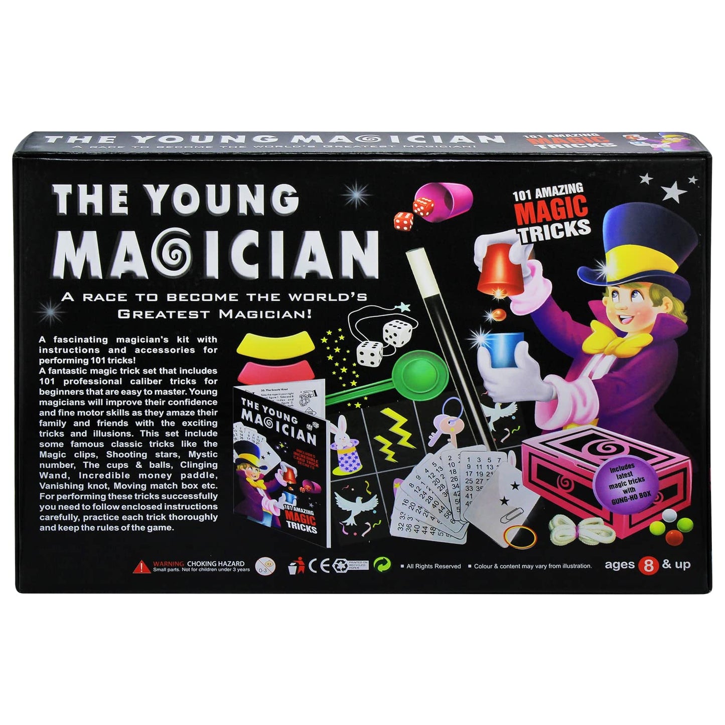 Toy Cloud The Young Magician 101 Amazing Magic Tricks, A Fascinating Kit for Kids