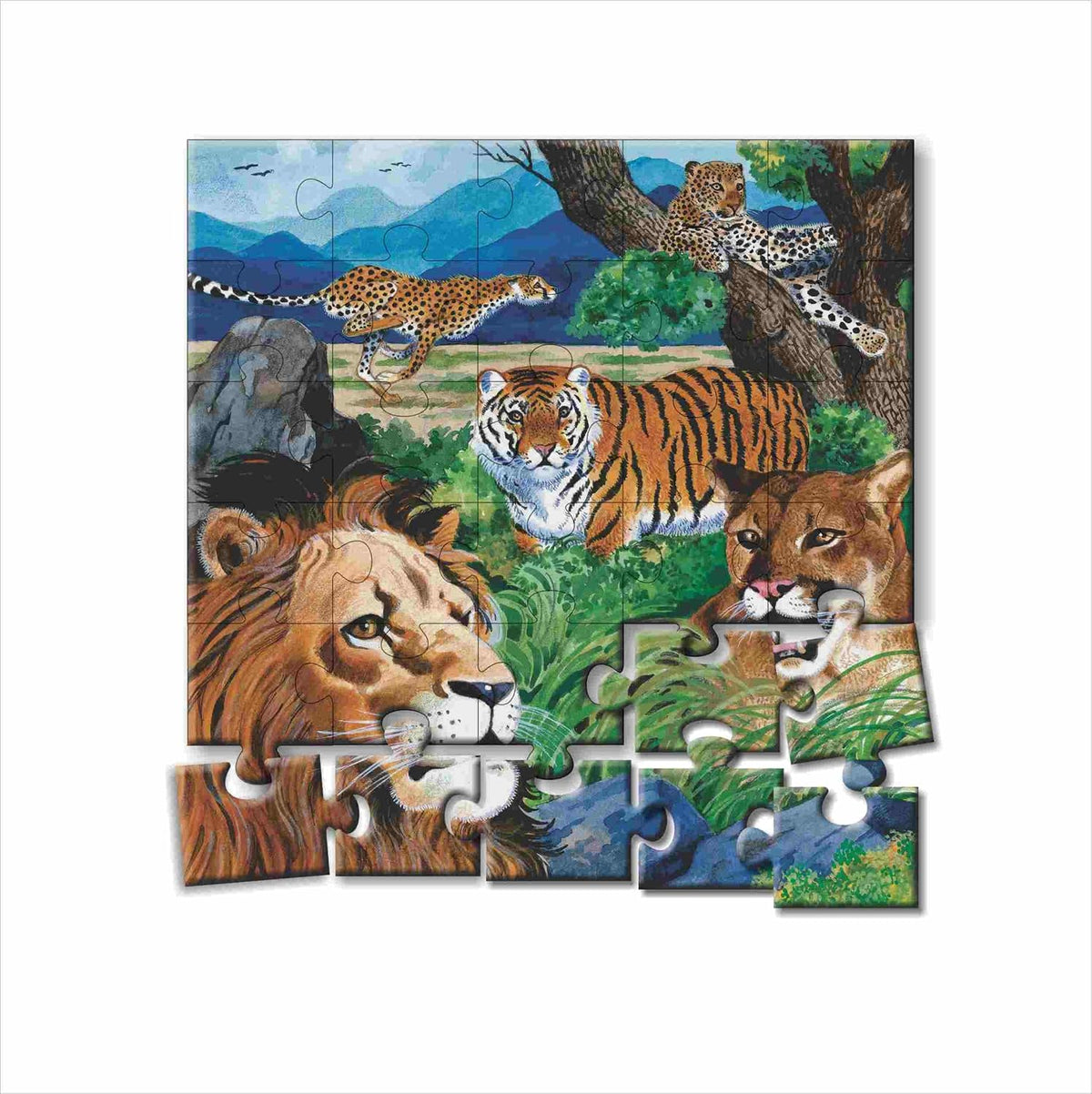 Creative Educational Aids P. Ltd. - CRE0706 Animal Puzzles No. 6 (Multi-Color, 156 Pieces)