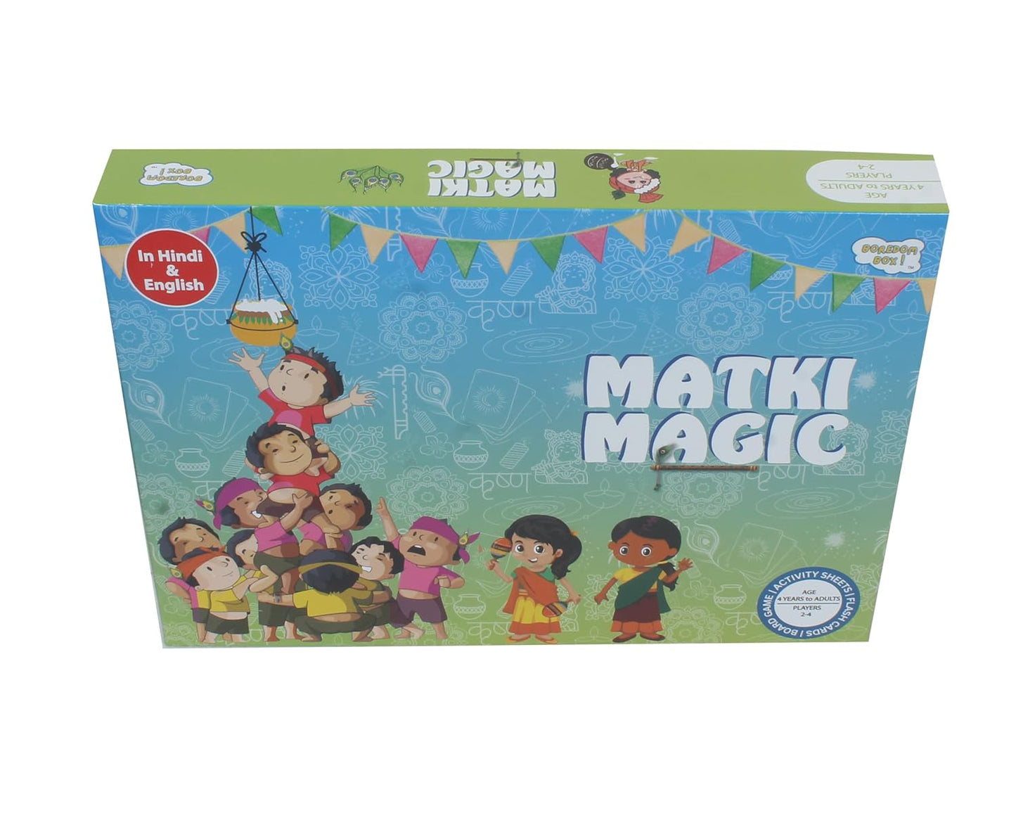 Education with Matki Magic Board Games for Adults & Kids | Activity Toy for Children's | Gift Set for Kid | Indoor Tabletop Game | Perfect for Family Entertainment | Up to 4 Players