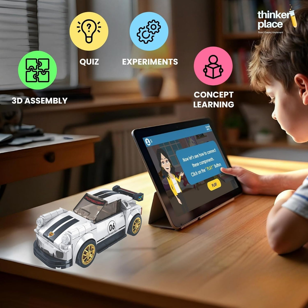 Premium Pearl White 2-in-1 Robot & Sports Car (241 Pieces) | Learn About Machines | Building Block Set for Kids Age 6+ | STEM Educational Toy | Build, Play & Learn
