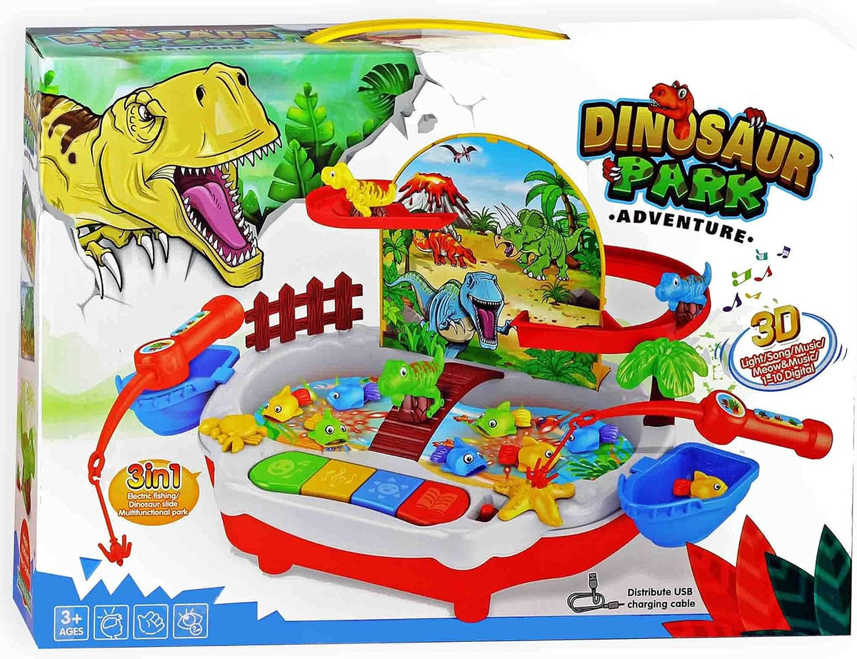 Dinosaur Park 3 In 1 Adventure Fishing Game, 2725618490460