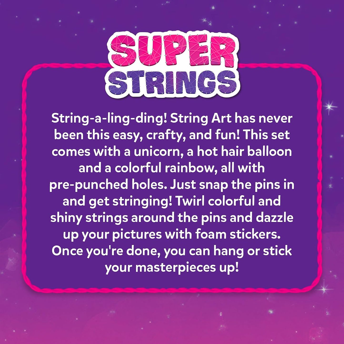 Skillmatics String Art Activity – Unicorn Magic, Mess-Free Art for Kids | Craft Kits & Supplies, DIY Decor & Creative Activity, Gifts for Girls & Boys Ages 6–12