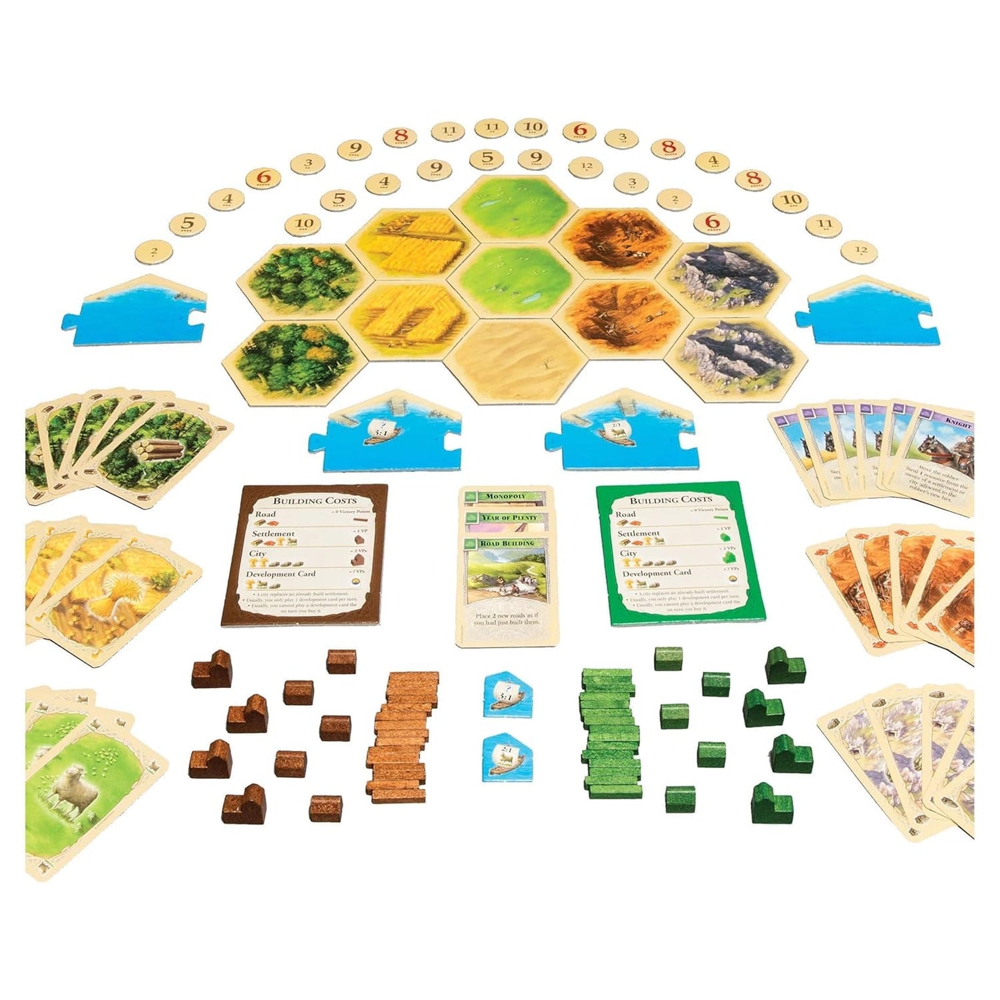Cattan 5–6 Player Extension Board Game,Family Card Games for Adults and Kids,Fun Strategy & Party Game for All Ages, Multi Players, Perfect for Game Nights, Travel & Home Entertainment