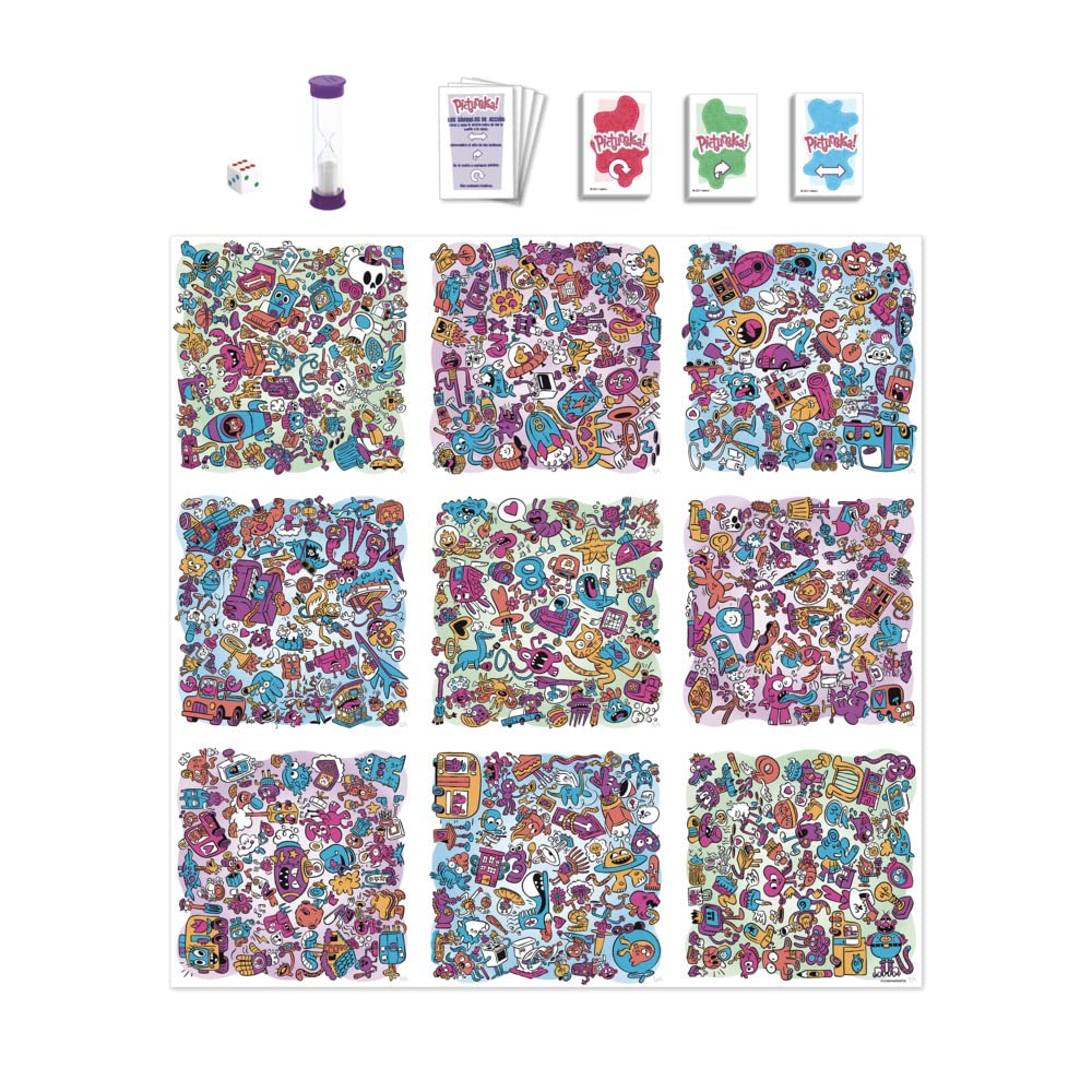 Hasbro Gaming F2564105 Pictureka Board Game for Children, Funny Family Game, from 6 Years, Multicoloured, Unique