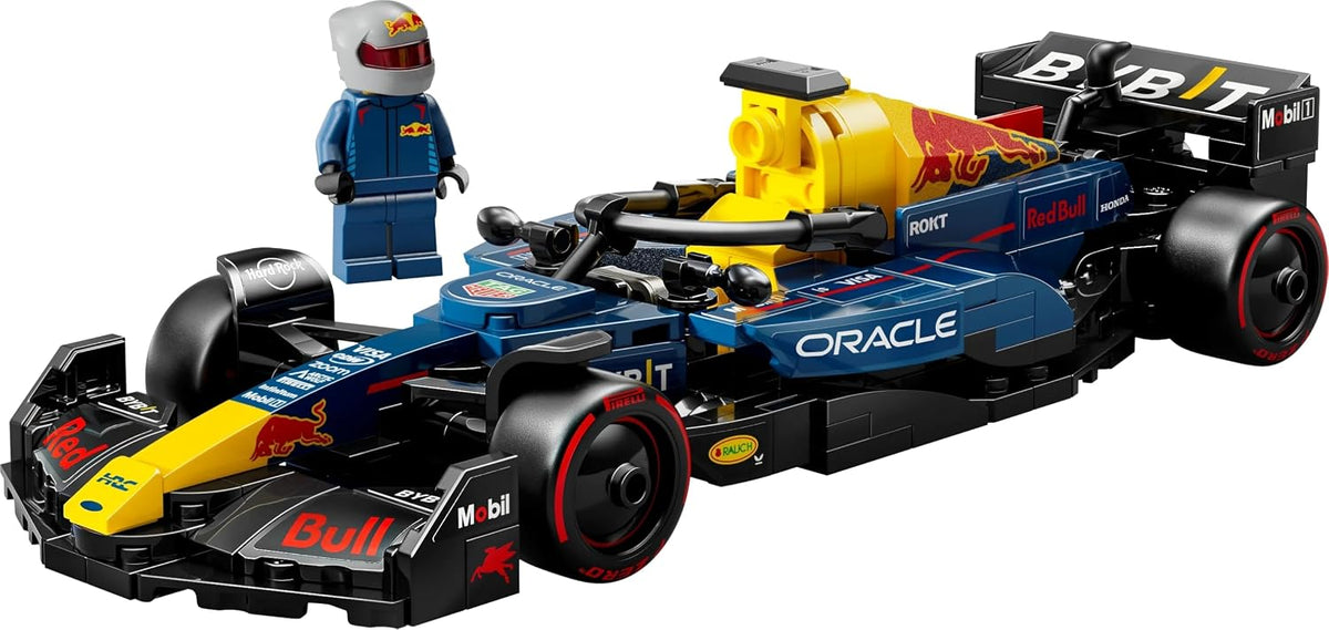 LEGO Speed Champions Oracle Red Bull Racing RB20 F1 Race Car Vehicle Set 77243 Building Blocks for 18+ Gift | Race Car Model for Adults, Collectible Driver Minifigure, Display Set, Gift for Motorsport Fans, 251 Pieces