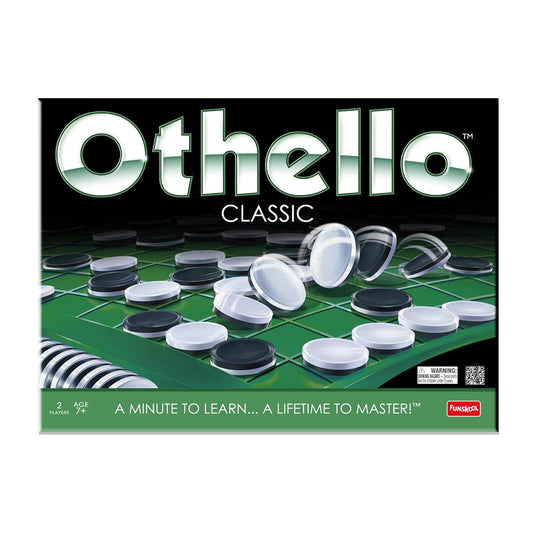Funskool Othello Classic, Strategy Game, Board Game for Kids, Adults, Families, Educational, Fun, 2 Players, Family Fun, Learning Activity Toy for Childrens, Gift Set for Kid, Ages 7+ Years