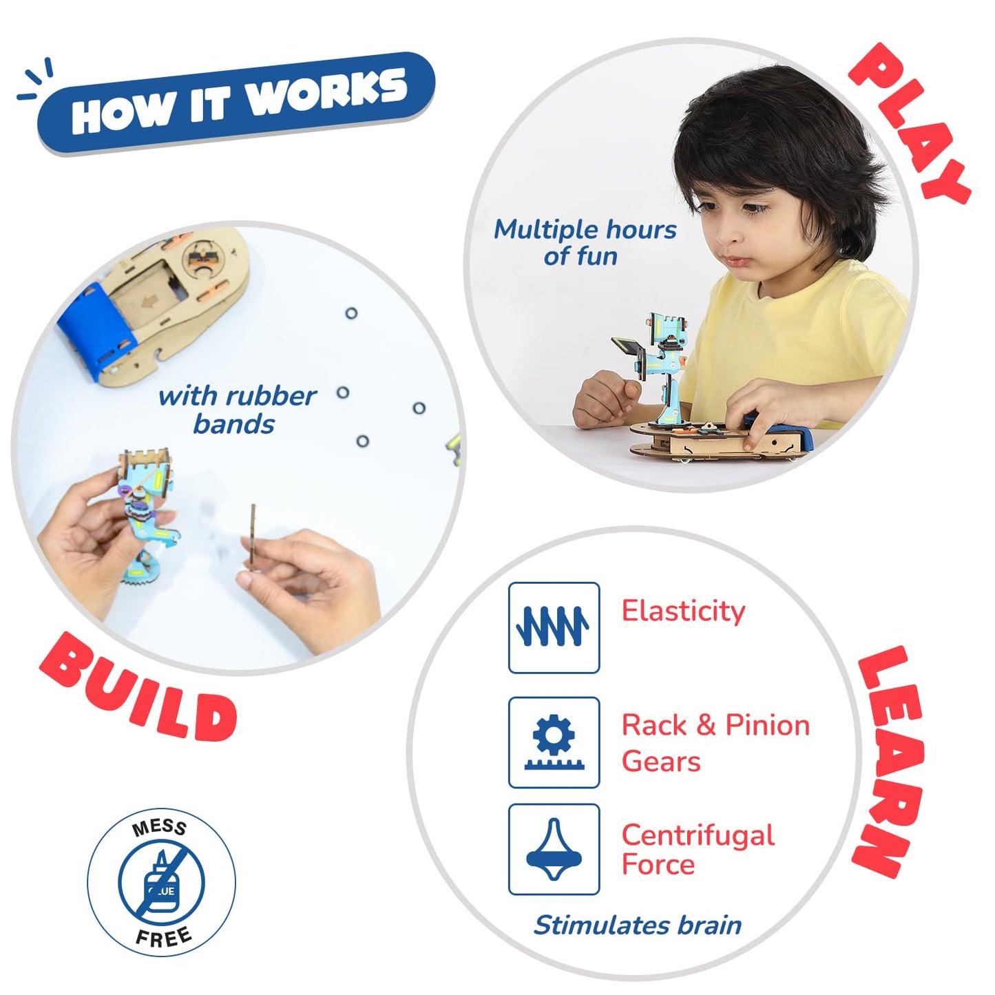 Smartivity 2in1 Fighting Robots Toy for Kids 6-12 Years | Build & Fight with 2 Action Characters | DIY Science Toy | Birthday Gift for Boys & Girls Ages 6-12 Years
