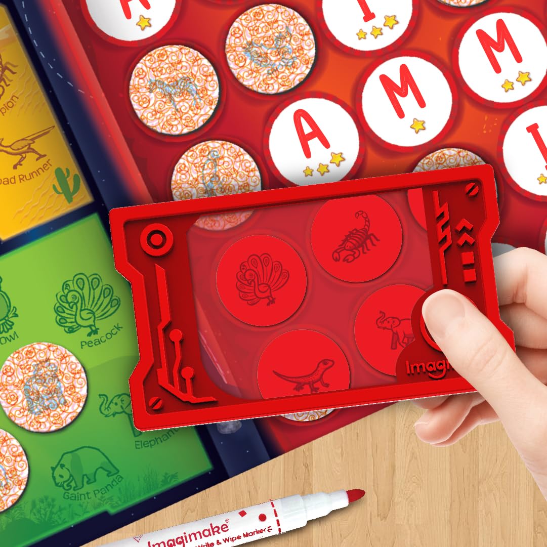 Imagimake Rescue Quest–Animals & Habitats | Spin, Discover & Rescue Animals | Educational Toys |Fun Board Games for Friends & Family Night |Travel-Friendly Indoor Game |Gift for Kids Ages 5,6,7,8,9,10
