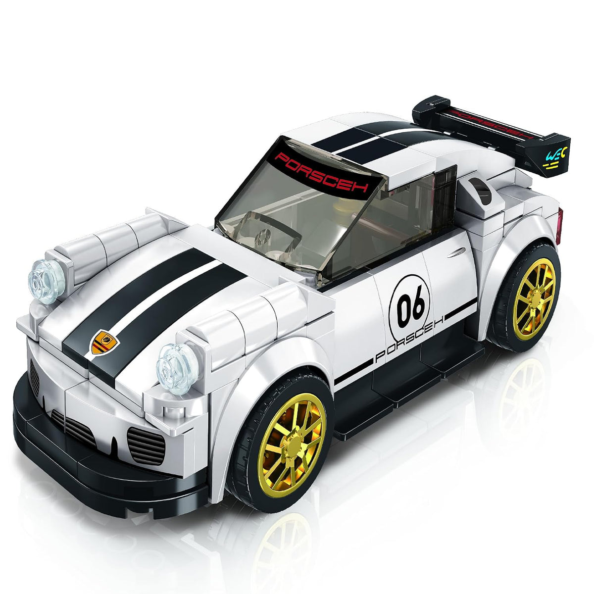 Premium Pearl White 2-in-1 Robot & Sports Car (241 Pieces) | Learn About Machines | Building Block Set for Kids Age 6+ | STEM Educational Toy | Build, Play & Learn
