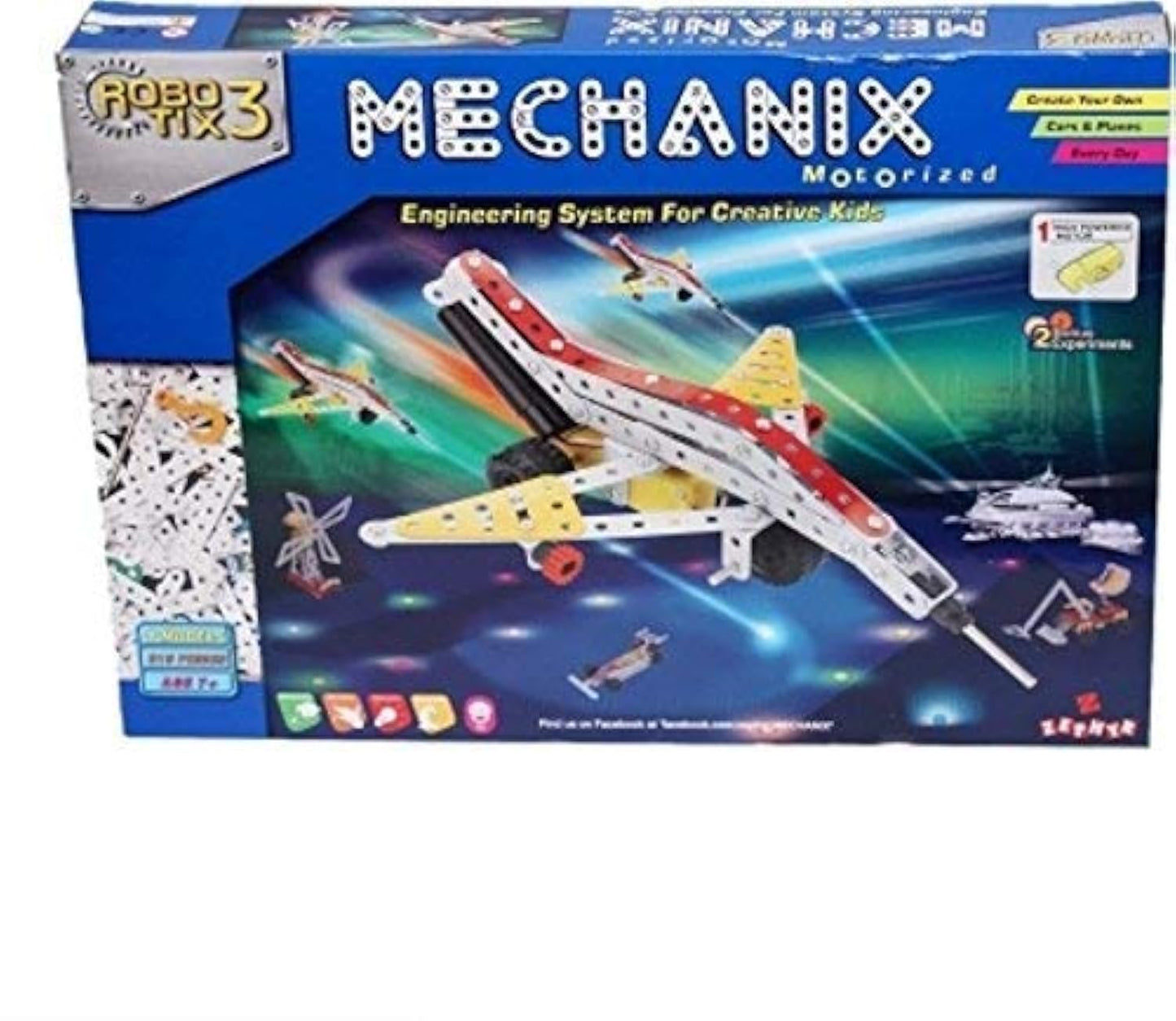 MECHANIX Zephyr Robotix 3 (Multi-Coloured), For Kids, 1 Piece