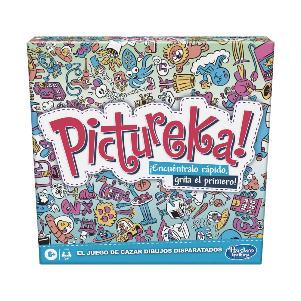 Hasbro Gaming F2564105 Pictureka Board Game for Children, Funny Family Game, from 6 Years, Multicoloured, Unique