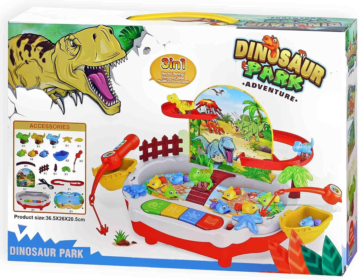 Dinosaur Park 3 In 1 Adventure Fishing Game, 2725618490460