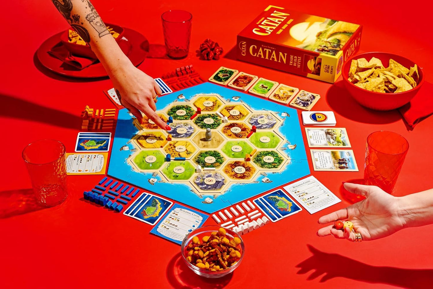 COTAN Kid,Teen,Adult Board Game, Trade Build Settle Strategy Game, Base Edition