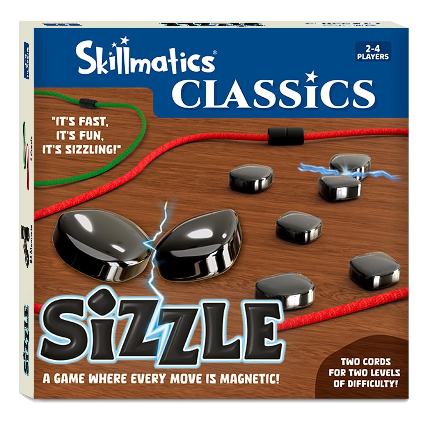 Skillmatics Sizzle - Classic Magnetic Attraction Toy & Strategy Game | Magnetic Toys & Games, Fun for Family Game Nights, Travel, Gifts for Teens & Adults Ages 15+, 2-4 Players