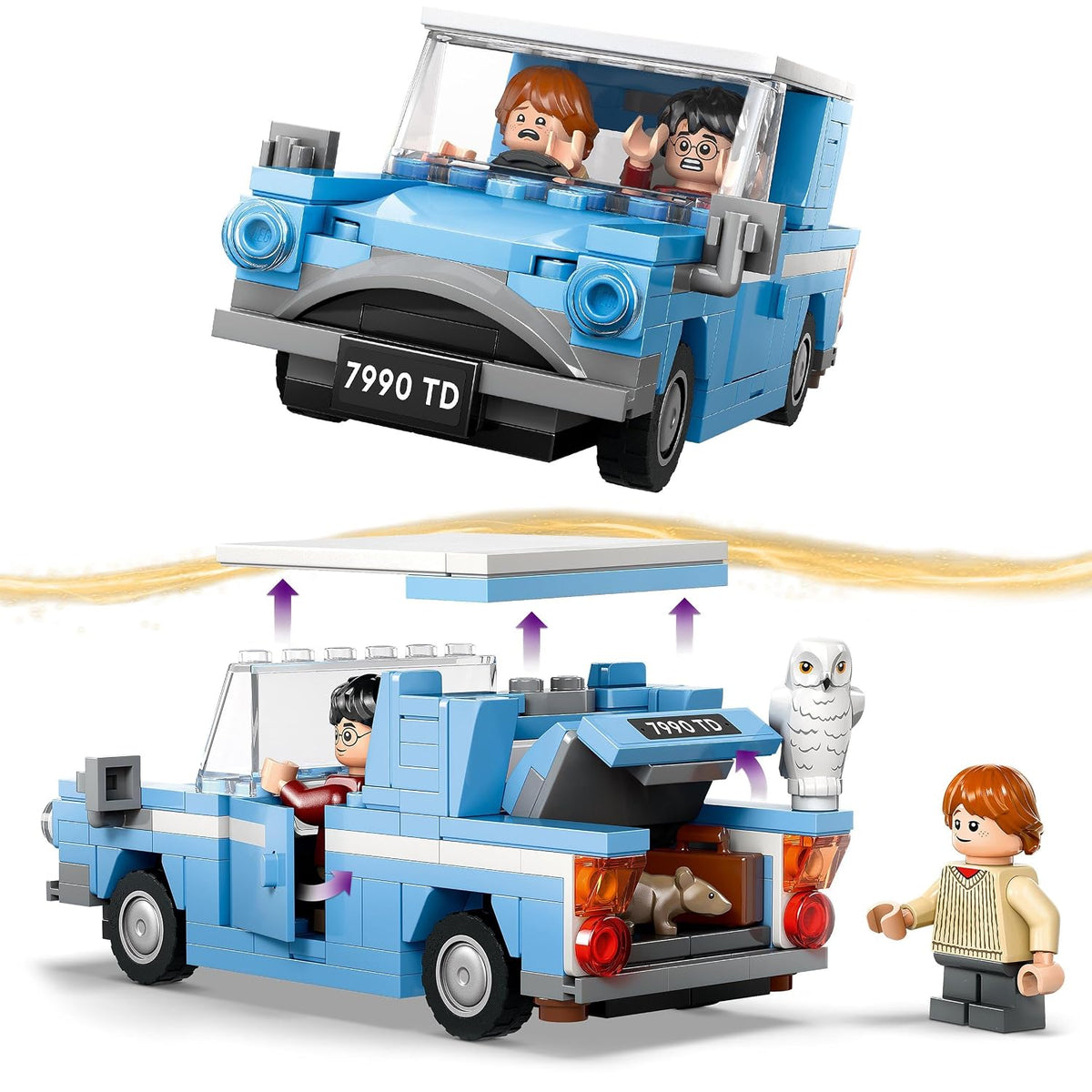 LEGO Harry Potter Flying Ford Anglia Fantasy Toy Playset 76424