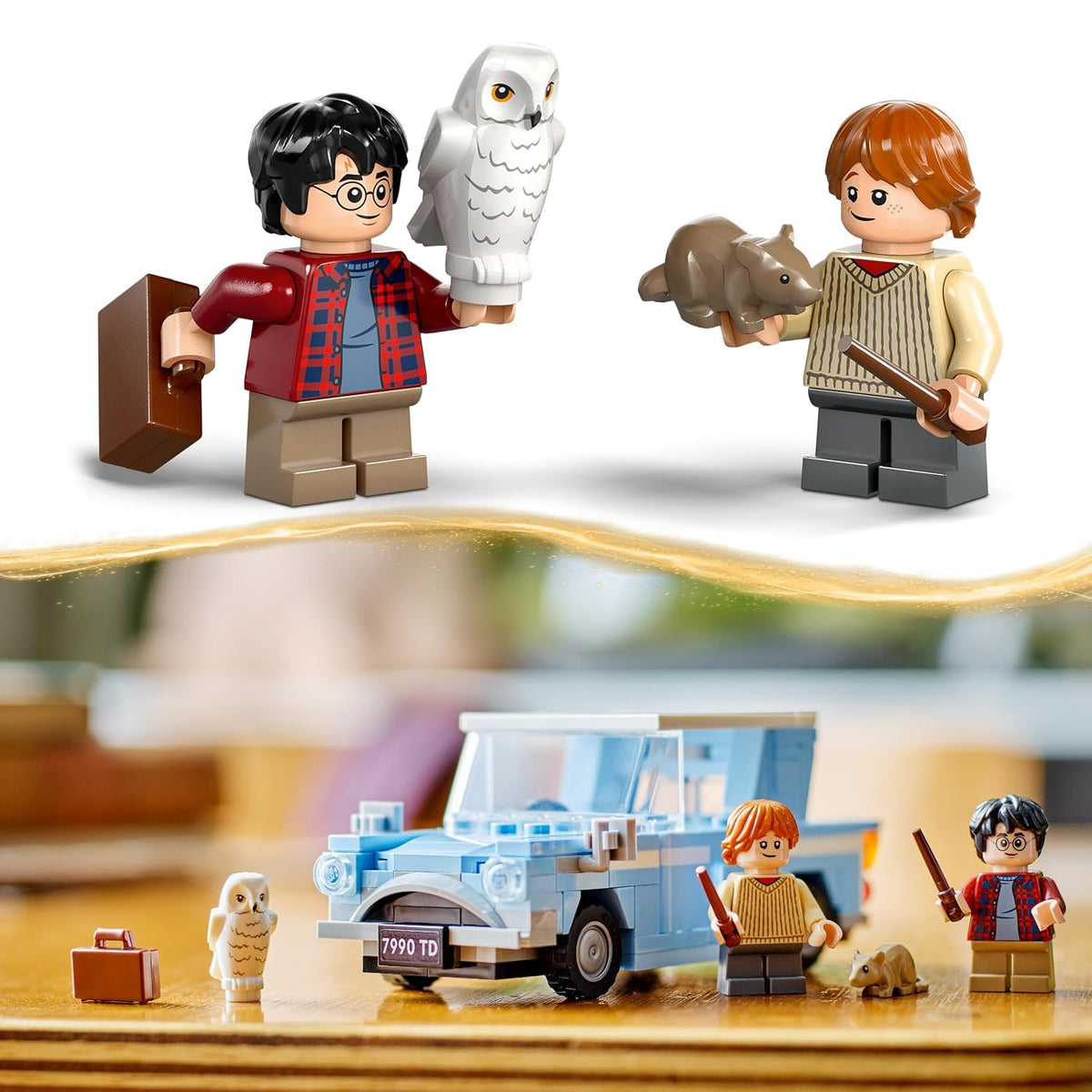 LEGO Harry Potter Flying Ford Anglia Fantasy Toy Playset 76424