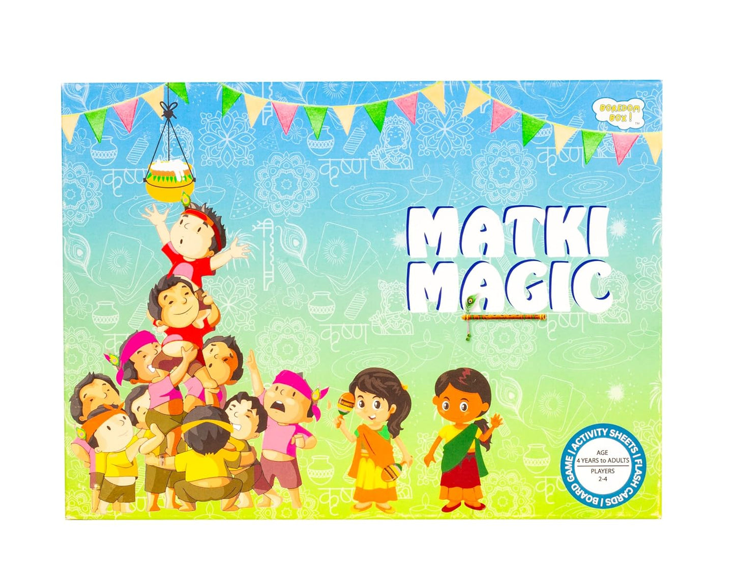 Education with Matki Magic Board Games for Adults & Kids | Activity Toy for Children's | Gift Set for Kid | Indoor Tabletop Game | Perfect for Family Entertainment | Up to 4 Players