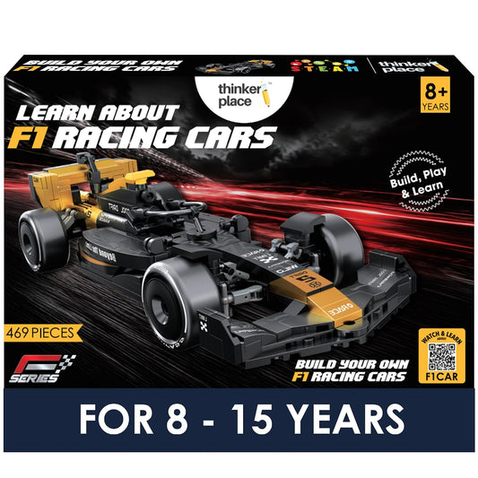 Hurricane F1 Race Car Building Block Toy Set for 7+ (458 Pieces) Gifting for Boys and Girls
