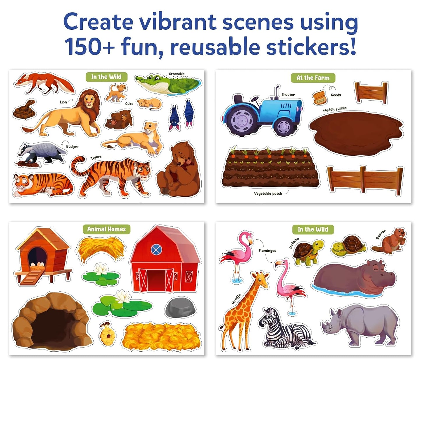 Skillmatics Sticker Stories – Storytelling Kit with 150+ Reusable Stickers | Creative Story & Skill Building, Preschool & Kindergarten Toy, Educational Gift for Boys & Girls Ages 3, 4, 5, 6, 7