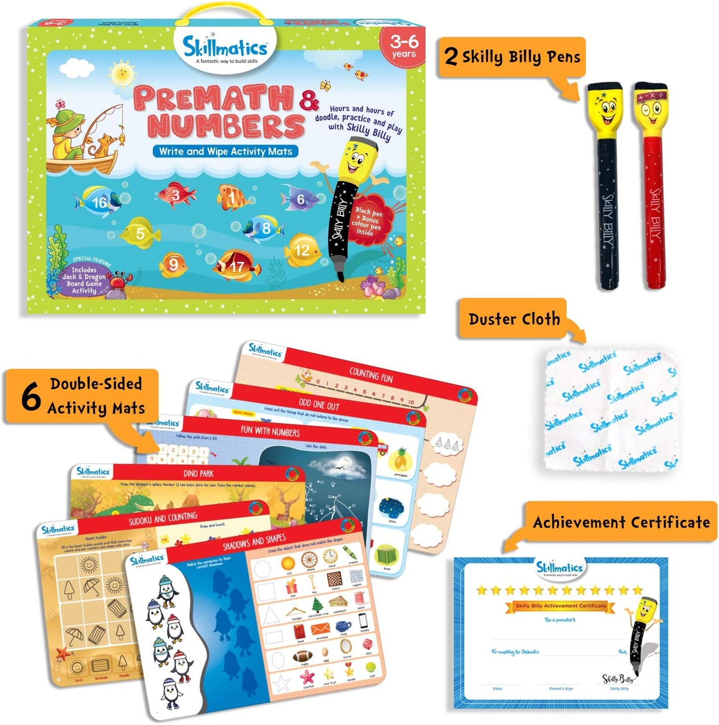 Skillmatics PreMath and Numbers