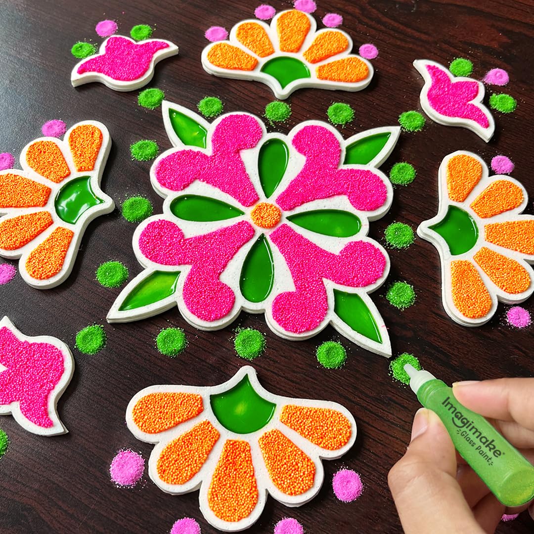 Imagimake Celebration Kit | 13 Craft Projects |Art & Craft Kit |Kids Age 5+ | 13 festival craft projects, one a month—Holi, Rakhi, Diwali & more; 500+ supplies across 8 craft skills; mess-free