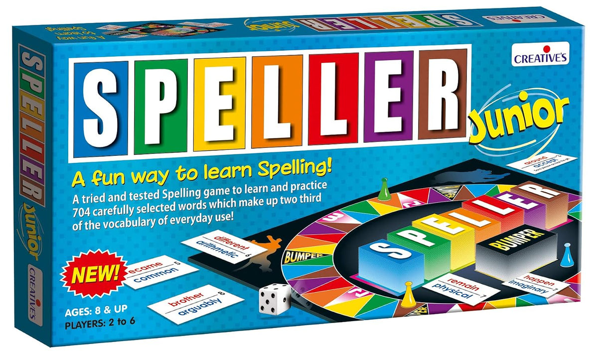 CRE0808 Speller Junior & Build A Sentence - 2 (Multi-Color) & Build A Sentence - 1 Card Game (Multi-Color, 60 Pieces)