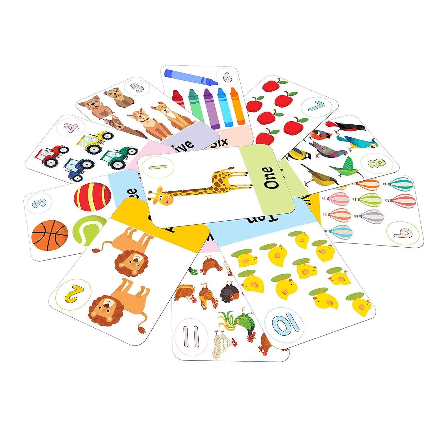 Flash Cards Numbers | 30 Double-Sided Wipe-Clean Flash Cards for Kids with Free Pen | Learn Counting & Number Recognition | Early Math Practice for Preschool & Kindergarten | Laminated, Durable Educational Cards