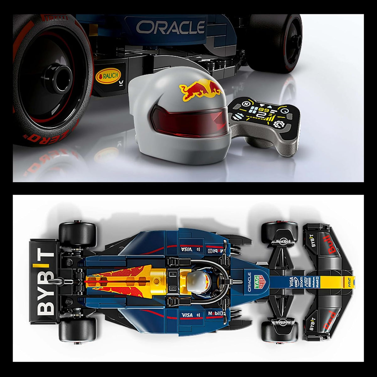 LEGO Speed Champions Oracle Red Bull Racing RB20 F1 Race Car Vehicle Set 77243 Building Blocks for 18+ Gift | Race Car Model for Adults, Collectible Driver Minifigure, Display Set, Gift for Motorsport Fans, 251 Pieces