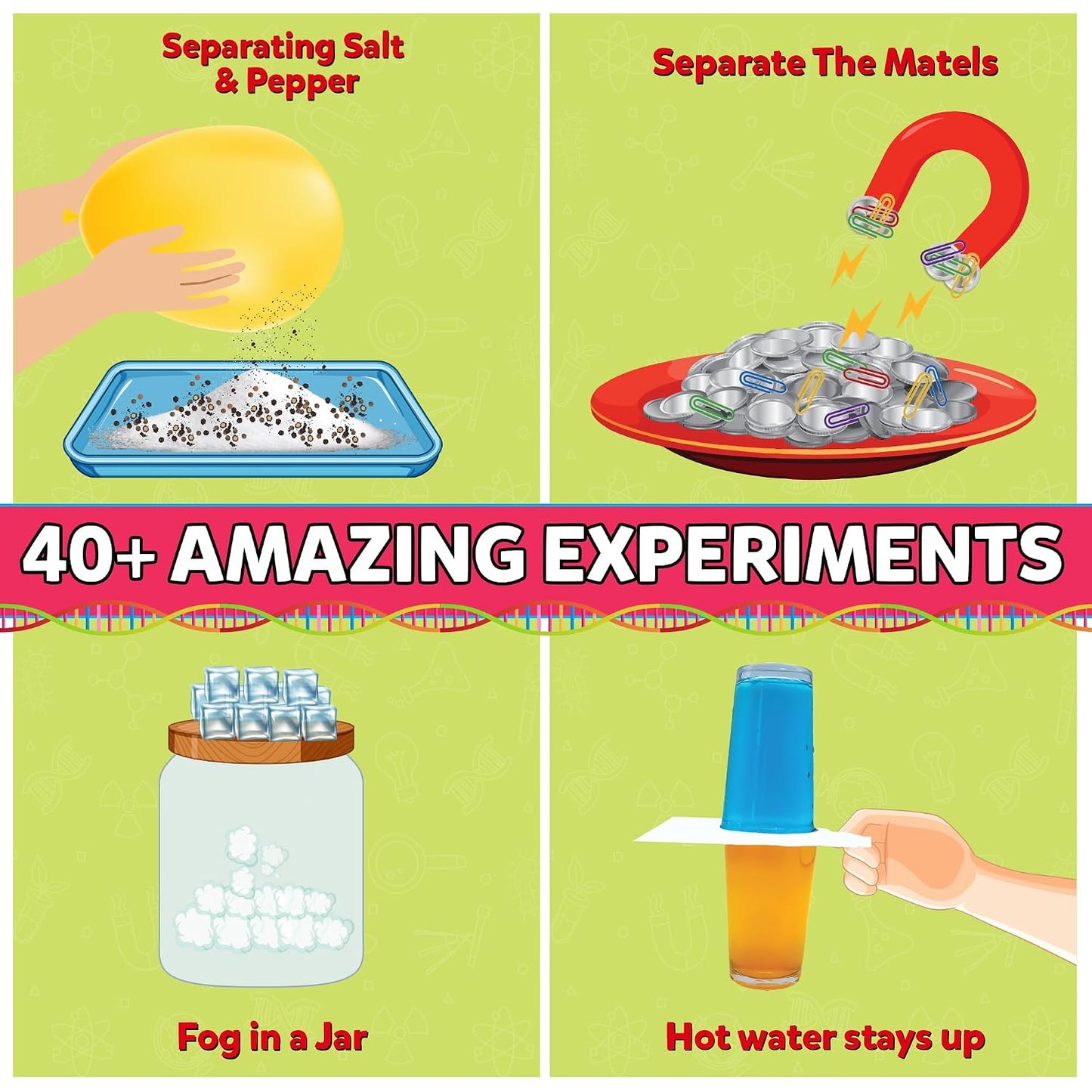 Junior Scientist 2 Science Kit for Kids | 35+ Science Experiments | STEM Kit for Kids | DIY Kit with Materials | Educational Toys & Learning Toys for 6-12 Year Old Boys & Girls